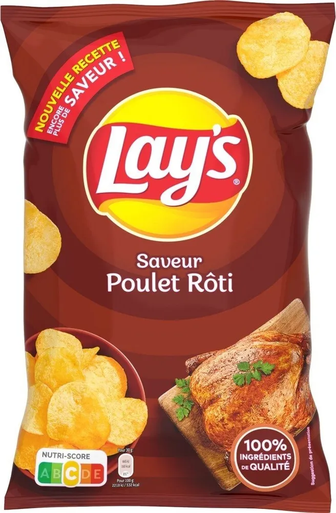 Chips saveur poulet rôti