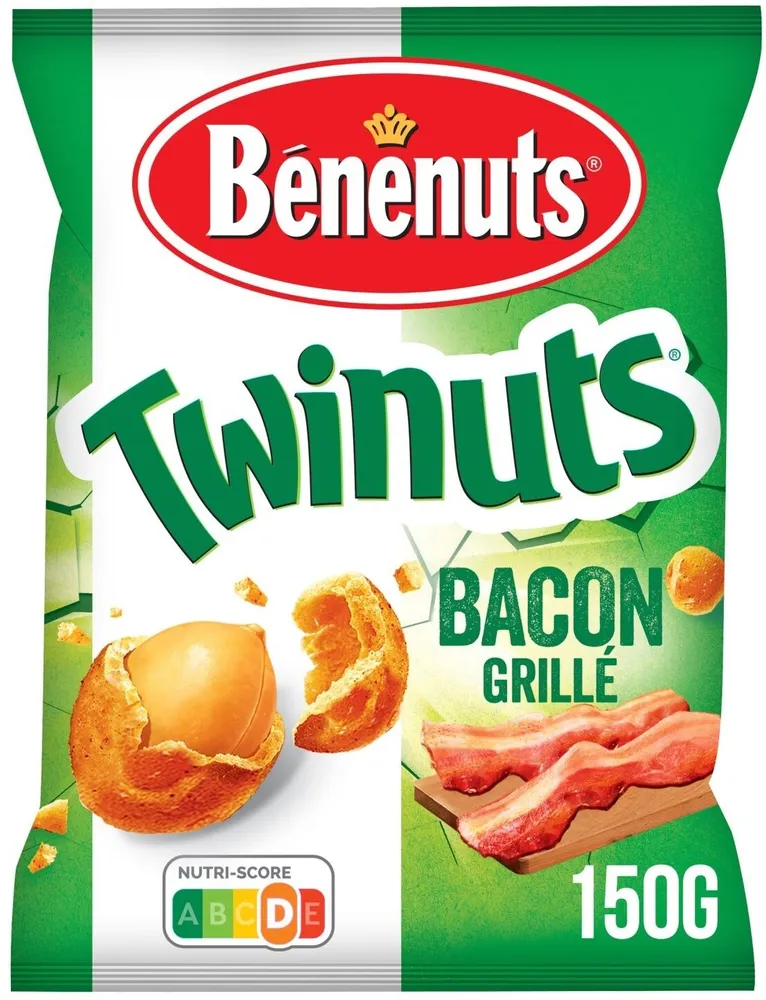 Bénénuts Twinuts saveur bacon grillé
