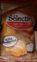 Chips sélection au sel de mer chips de pomme de terre au goût nature