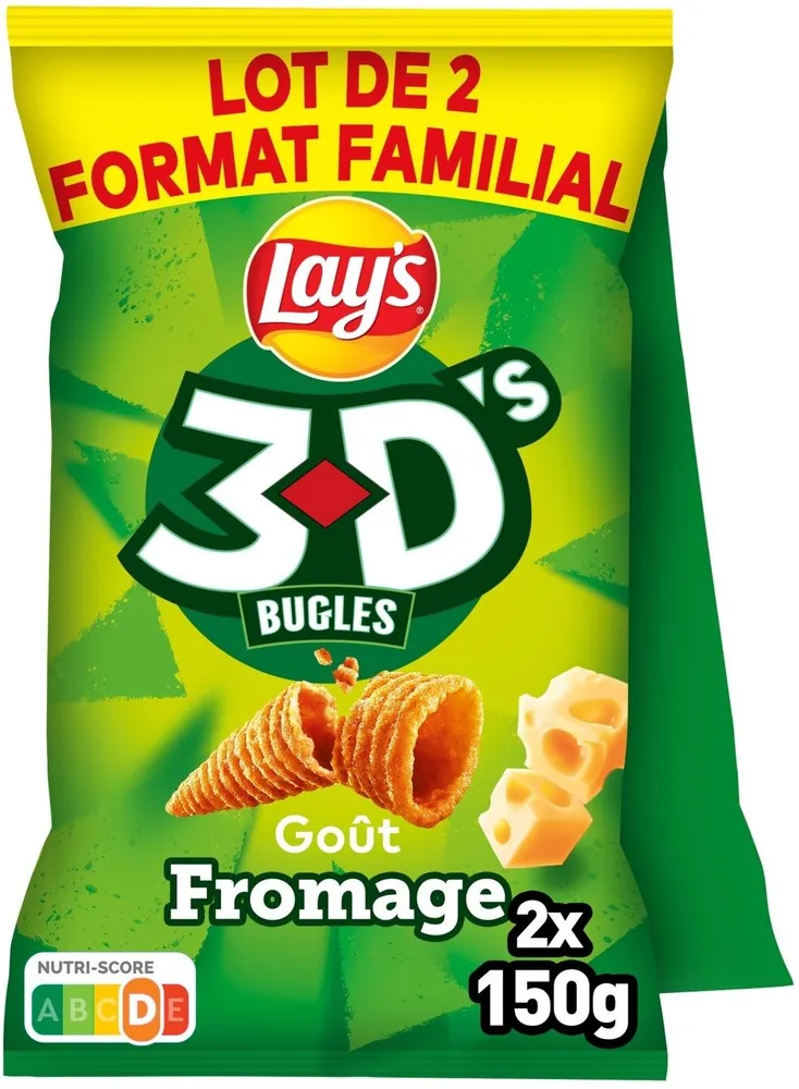3D Bugles Goût Fromage