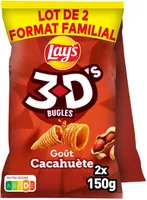 Benenuts 3d's bugles cacahuete 2x150g