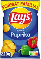 Lay's saveur paprika format familial