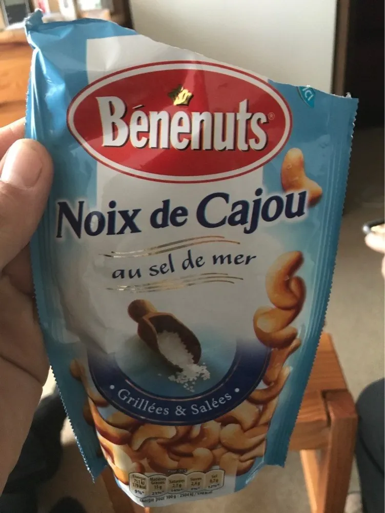 Noix de cajou au sel de mer
