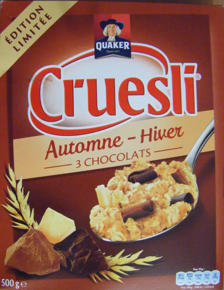 Automne - Hiver - 3 chocolats