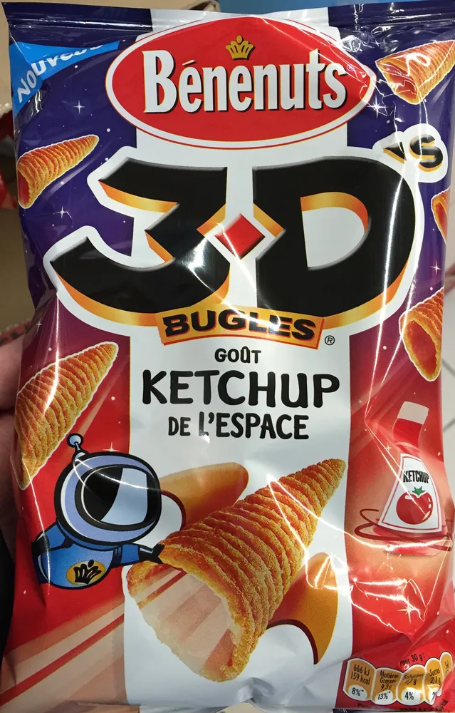 3D Bugles goût ketchup de l'espace