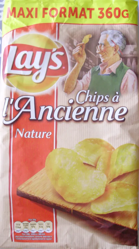 Chips à l'Ancienne Nature (Maxi Format)