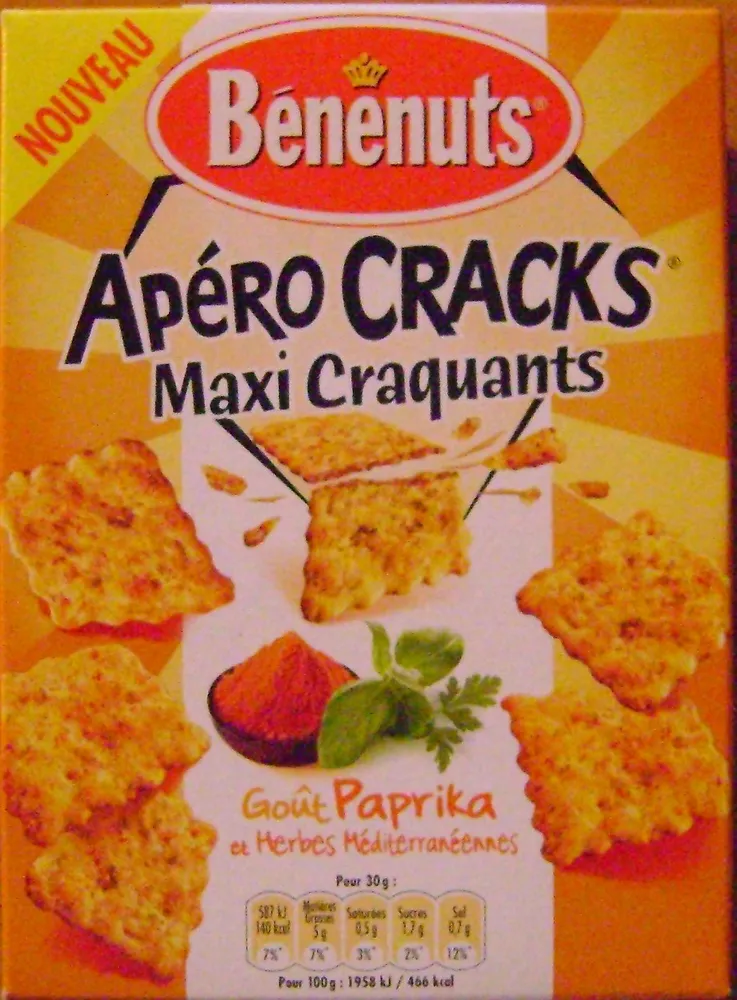 Apéro Cracks - Goût Paprika