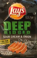 Deep Ridged Sour Cream & Onion