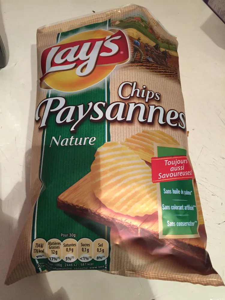 Chips Paysannes Nature