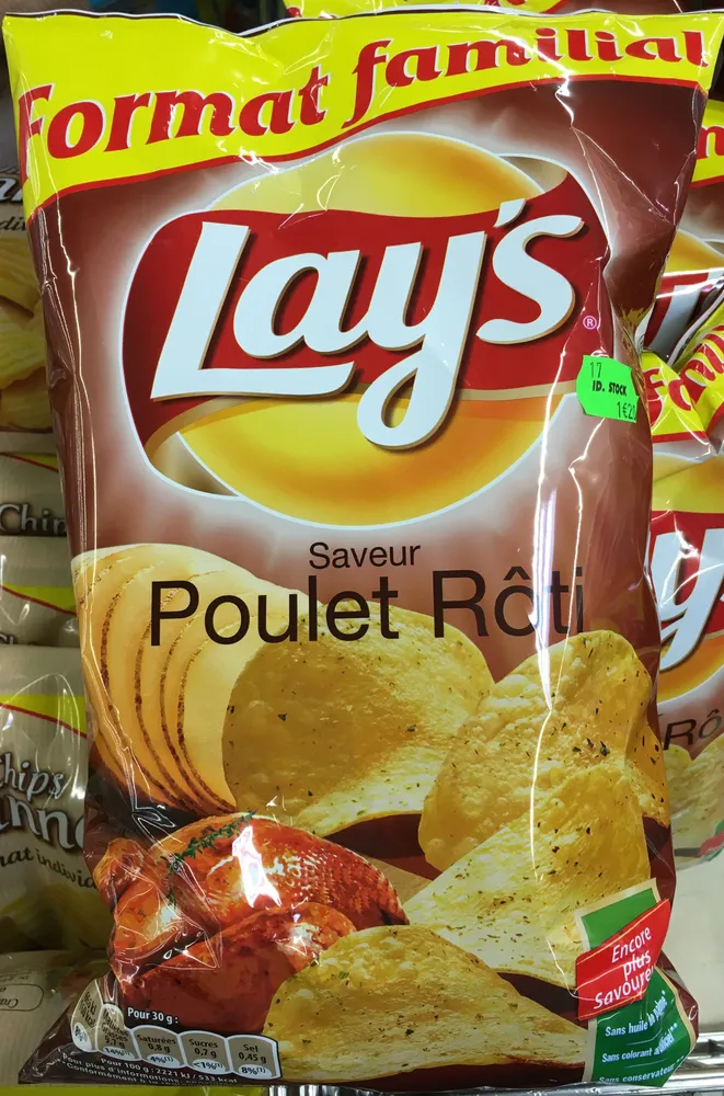 Lay's saveur poulet rôti format familial