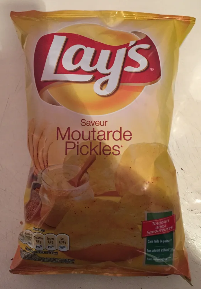 Lay's saveur moutarde pickles