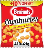 Bénénuts Cacahuètes grillées & salées 410 g + 10% offert