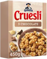 Quaker Cruesli 3 chocolats