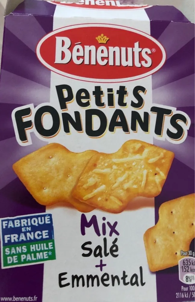Bénénuts Petits Fondants Mix salé + emmental