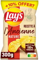 Lay's Recette à l'ancienne nature 300 g + 10% offert