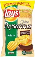Chips paysannes nature format familial