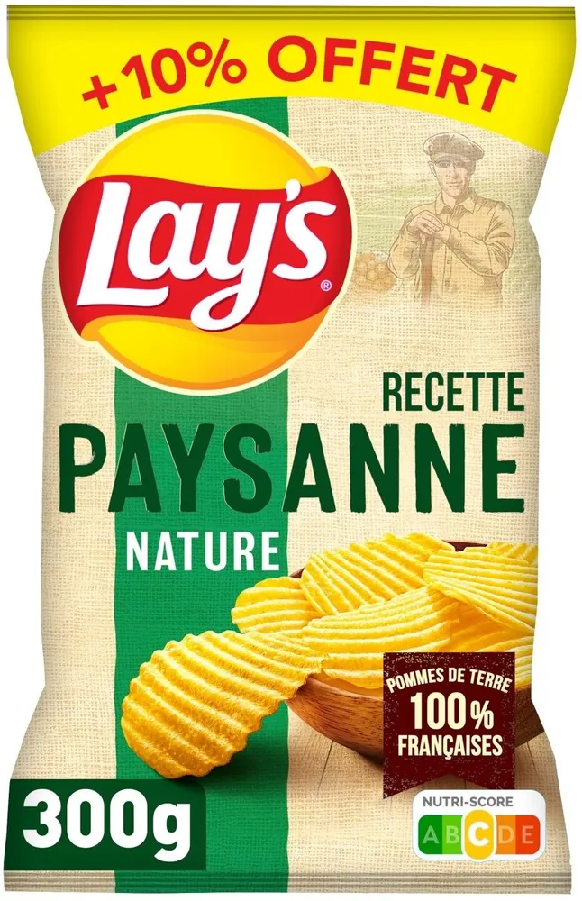 Recette paysanne nature 300 g + 10% offert