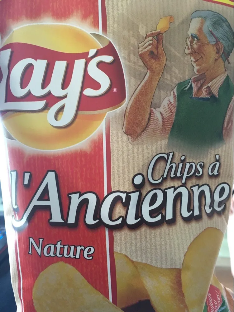 Lay's Chips à l'ancienne nature lot de 2 x 100 g
