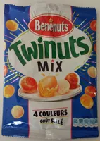 Twinuts Mix - Cacahuètes enrobées de biscuit aromatisé