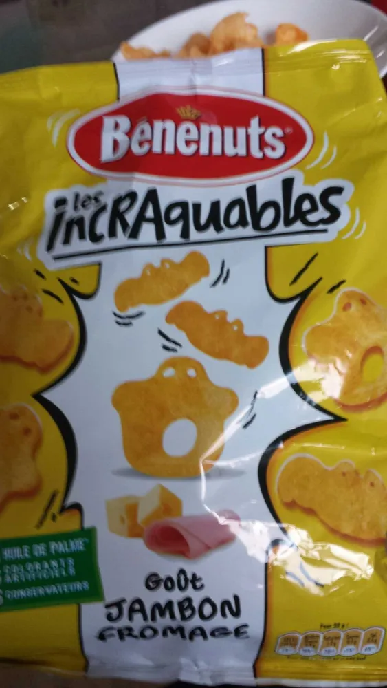 Les incraquables goût jambon fromage