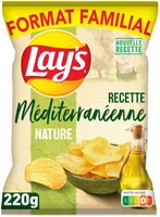 Lay's Recette méditerranéenne nature format familial