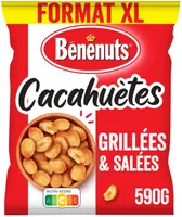 Bénénuts Cacahuètes grillées & salées format XL
