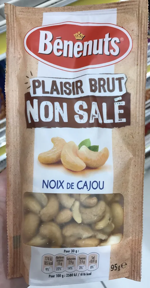 Bénénuts Plaisir brut Noix de cajou