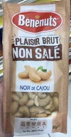 Bénénuts Plaisir brut Noix de cajou