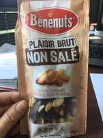 Bénénuts Plaisir brut 3 noix & raisins cajous, amandes, noix du Brésil