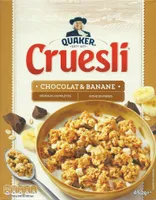 Cruesli chocolat et banane - Céréales complètes