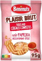 Bénénuts Plaisir Brut Tuiles aux céréales complètes goût paprika