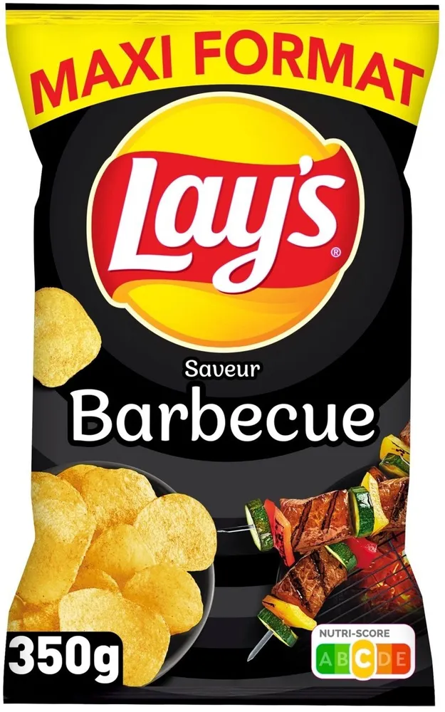 Chips saveur barbecue maxi format