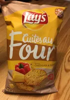 Lay's Cuites au four saveur cheddar & poivrons
