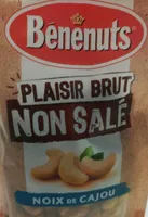 Bénénuts Plaisir brut Noix de cajou