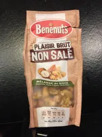 Bénénuts Plaisir brut Mélange de noix amandes, noix, cajous, noisettes