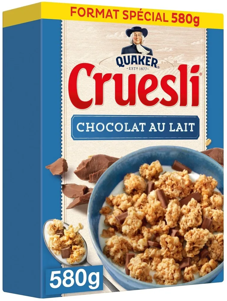 Quaker Cruesli Chocolat au lait format spécial