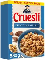 Quaker Cruesli Chocolat au lait format spécial