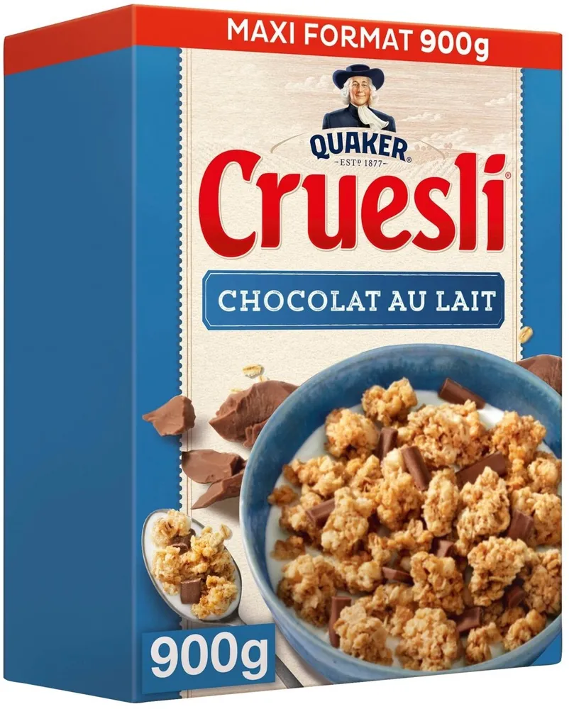 Quaker Cruesli Chocolat au lait maxi format