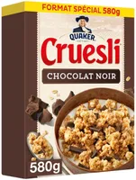 Quaker Cruesli Chocolat noir format spécial