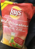 Lay's Méditerranéenne infusion 100% huile d'olive tomate & basilic