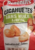 Cacahuètes sans huile ajoutée