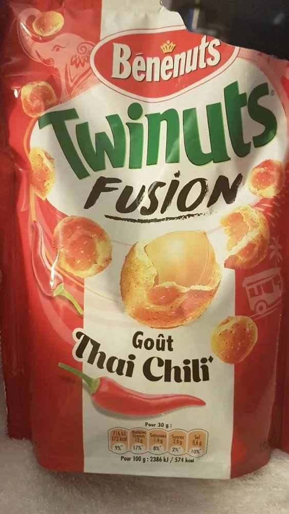 Bénénuts Twinuts Fusion goût thai chili
