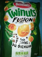 Bénénuts Twinuts Fusion goût poivre du Sichuan