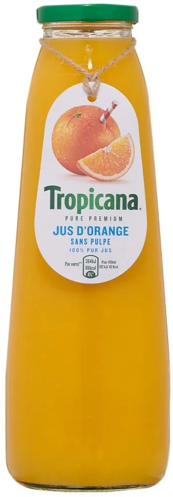 Tropicana Jus d'orange sans pulpe 1 L