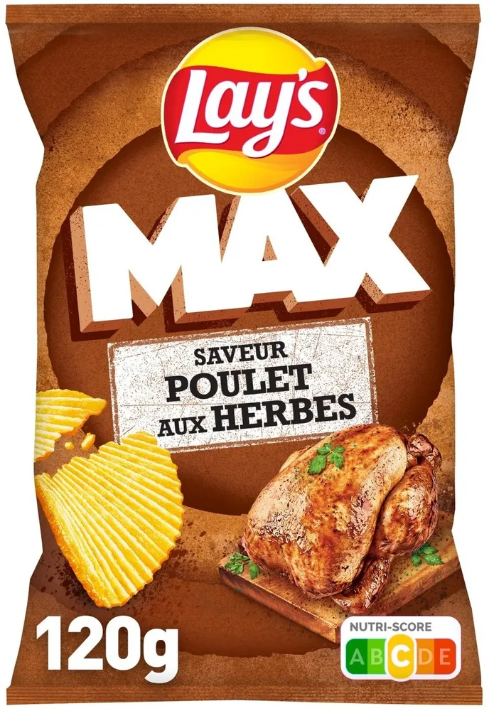 Lay's Max saveur poulet aux herbes