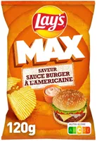 Lay's Max saveur sauce burger à l'américaine