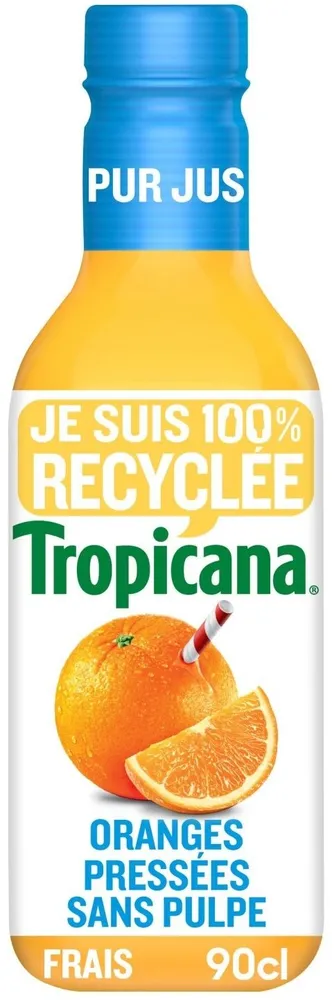 Jus Frais oranges pressées sans pulpe