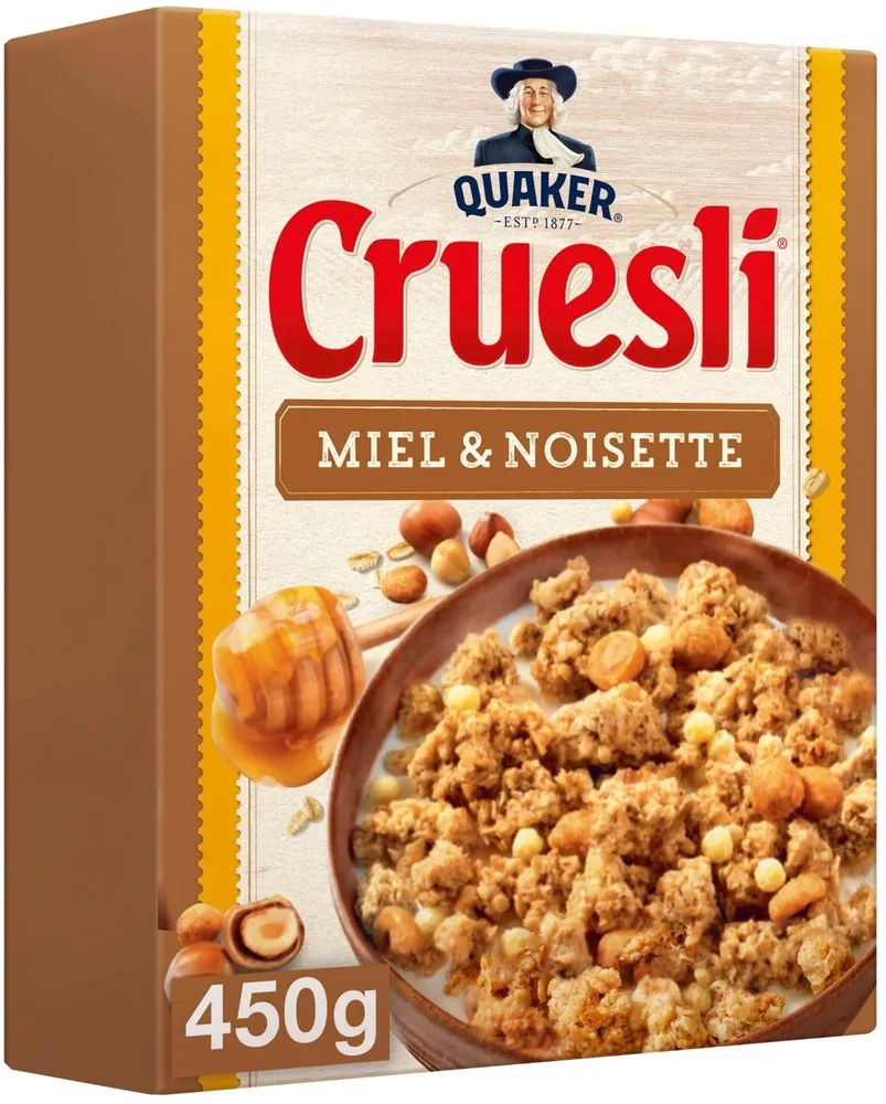 Cruesli miel et noisettes