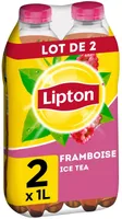 Lipton Ice Tea saveur framboise lot de 2 x 1 L