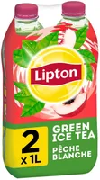 Lipton Green Ice Tea saveur pêche blanche lot de 2 x 1 L